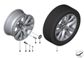 17-Inch V-Spoke Style 338 Alloy Wheel