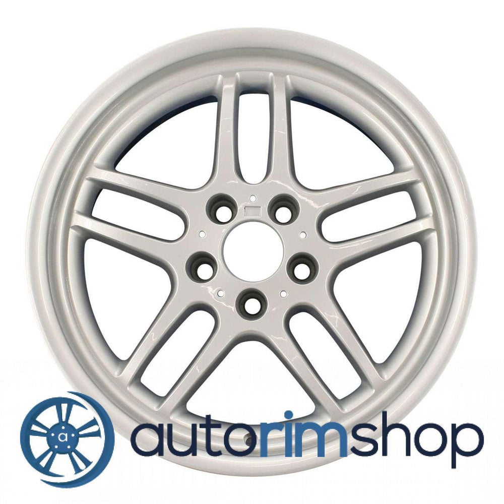 18-Inch Machined Silver 5 Double-Spoke Aluminum Front Wheel