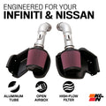 K&N 09-10+Nissan/Infiniti 370z/G37 V6-3.7L Typhoon Intake