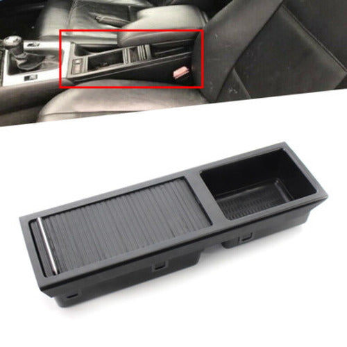 Center Console Storage Tray with Roller Cover