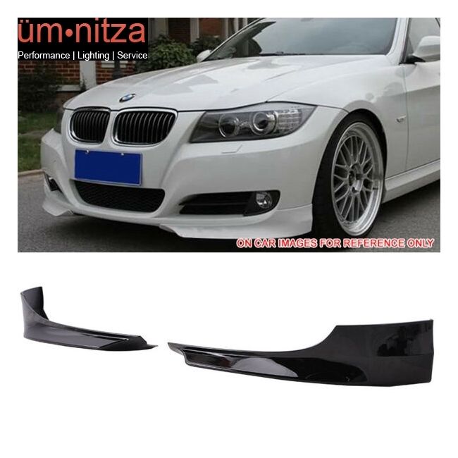 Front Bumper Spoiler Jet Black