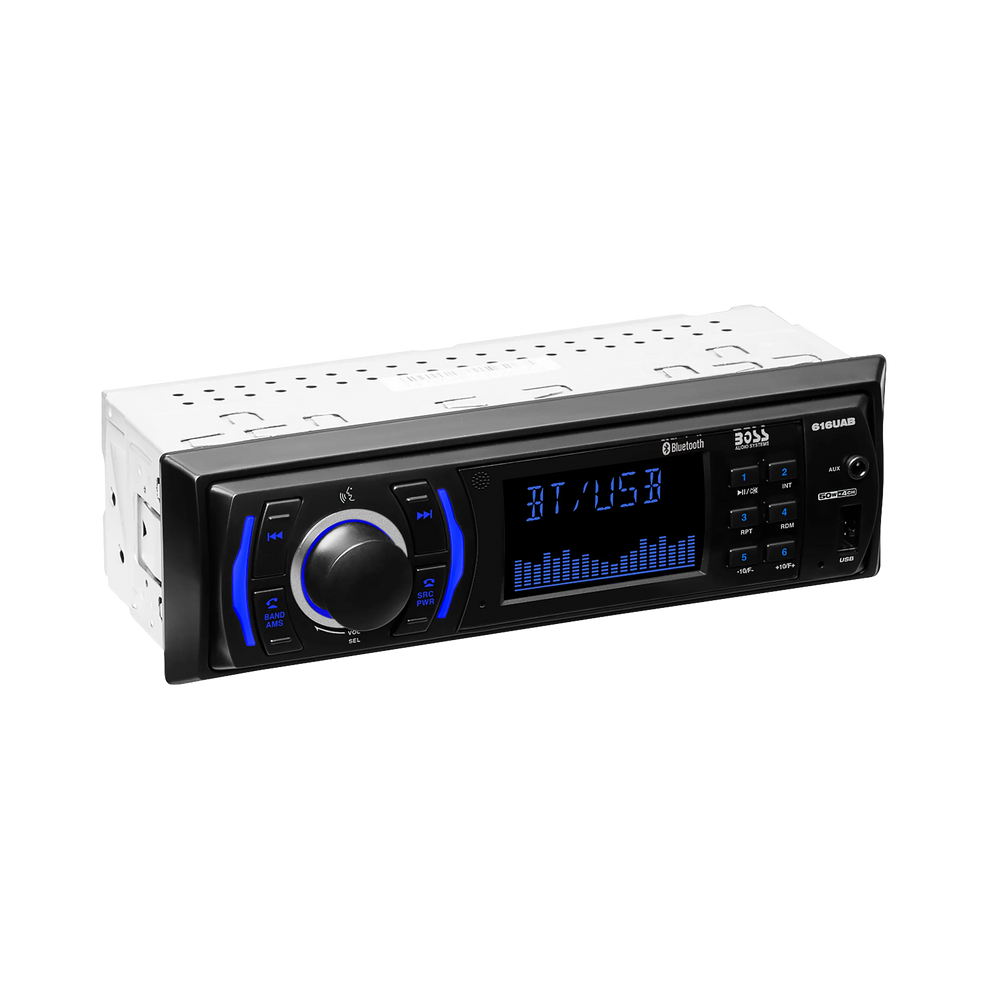 Single-DIN Car Stereo w/ Bluetooth