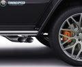 Exhaust System w/ 76mm Slanted Tips