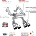 ATAK Cat-Back Exhaust System Dual Split Rear Exit