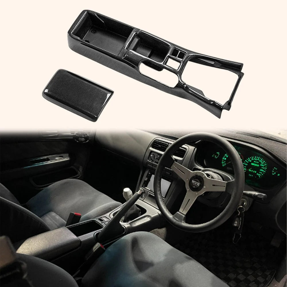 3K Carbon Fibre Center Console Armrest Cover