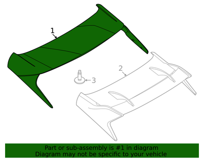 Rear Liftgate Spoiler Assembly