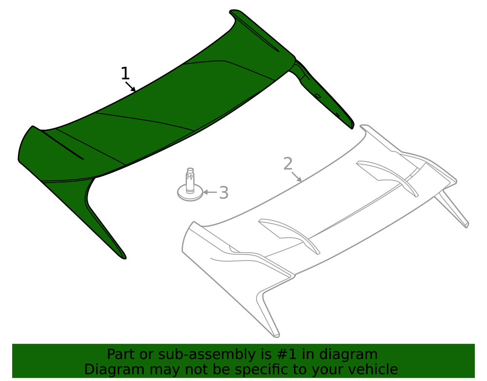 Rear Liftgate Spoiler Assembly