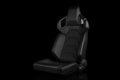 Alpha X Series Black Leatherette Sport Seat