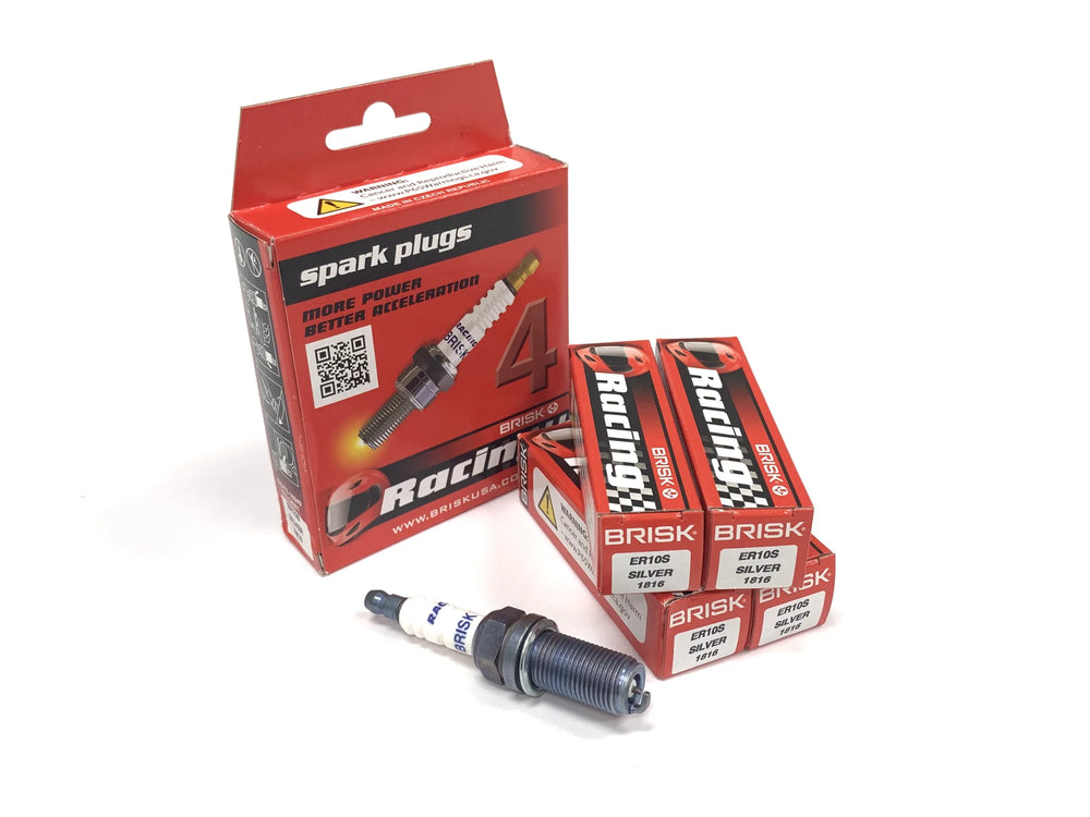 ER10S Silver Racing Spark Plug Set