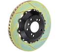 355mm x 32mm 6-Piston Monobloc Caliper Kit with Slotted Rotors