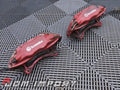 4pot Front Brake Caliper Set with Used Pads and OEM Lines