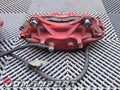 4pot Front Brake Caliper Set with Used Pads and OEM Lines