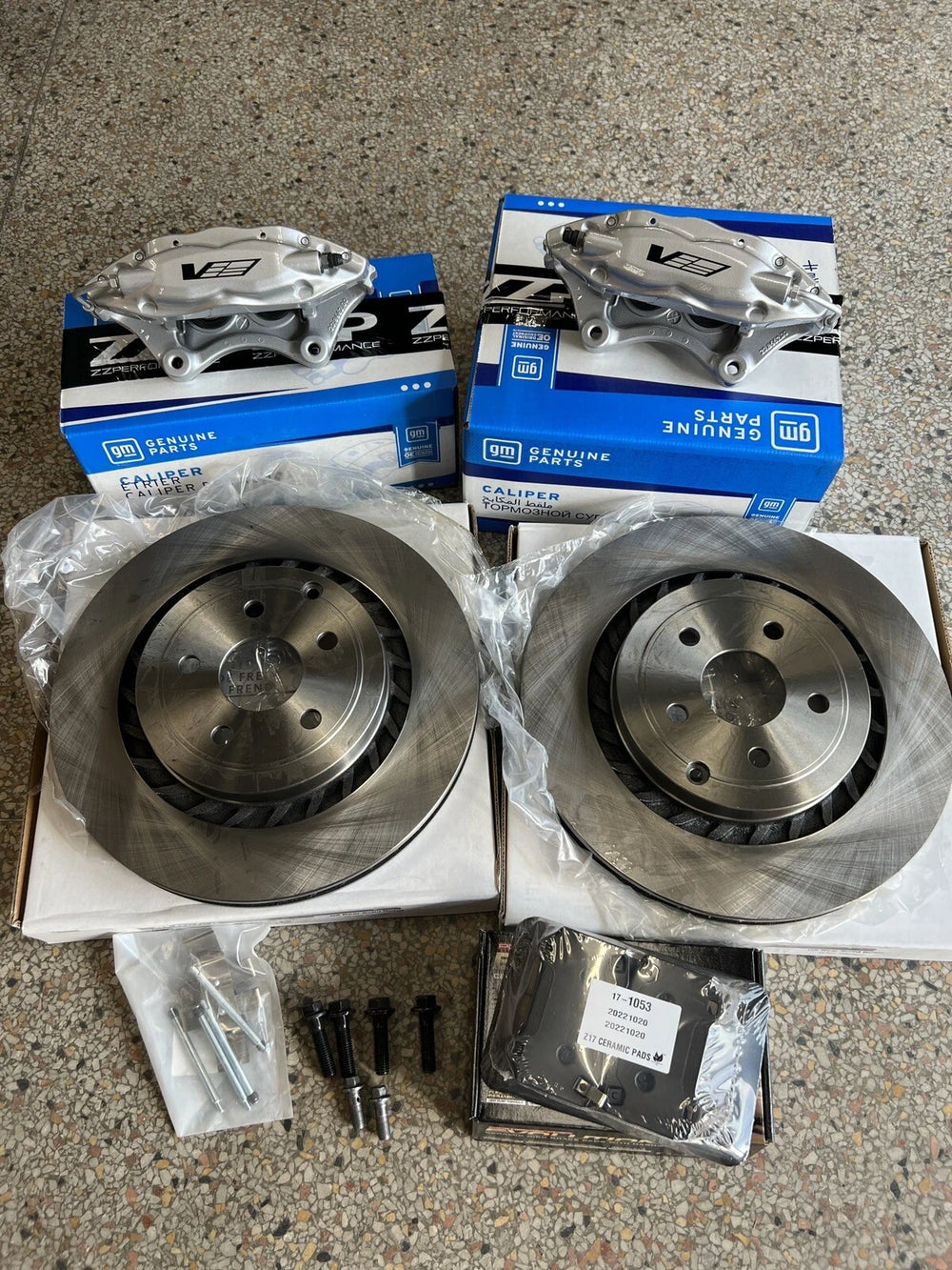14-Inch Big Brake Kit with Slotted Rotors