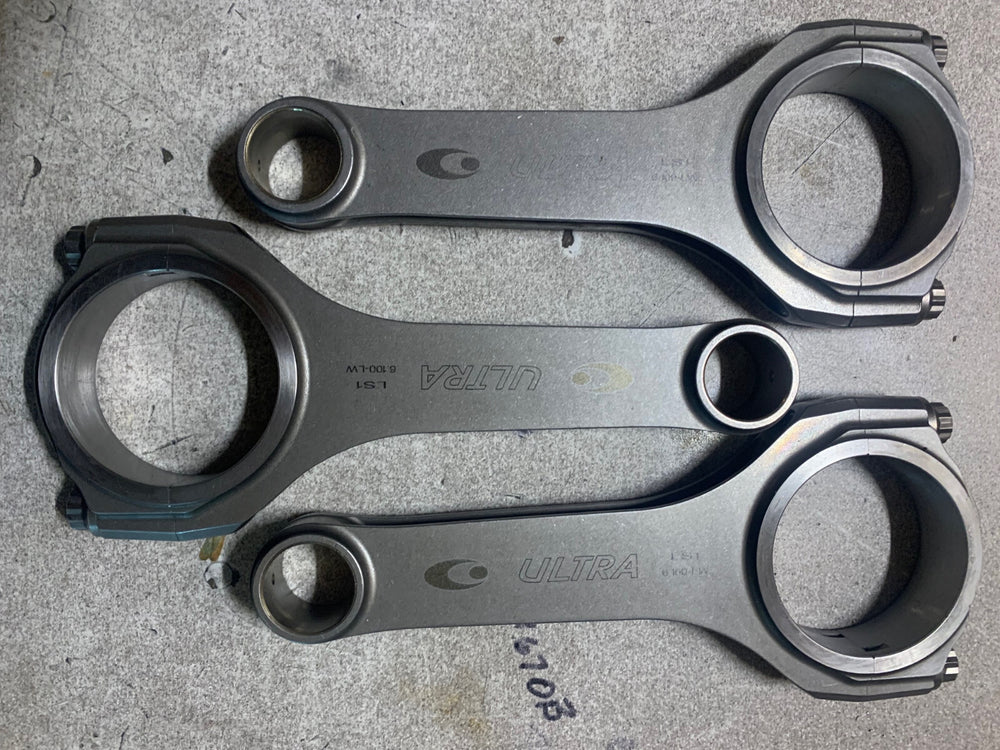 4330M H-Beam Connecting Rod Set, 6.100 Length