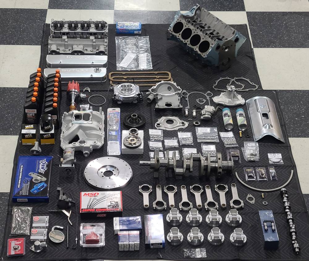 Pontiac 4-Bolt Main Bare Block Builder Kit