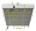 4-Row 21.63" All Aluminum Radiator
