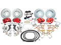 Big Brake Front and Rear Kit with Red Twin Piston Calipers