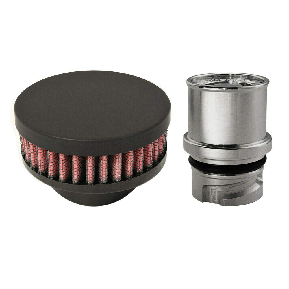Baffled Billet Valve Cover Breather Kit
