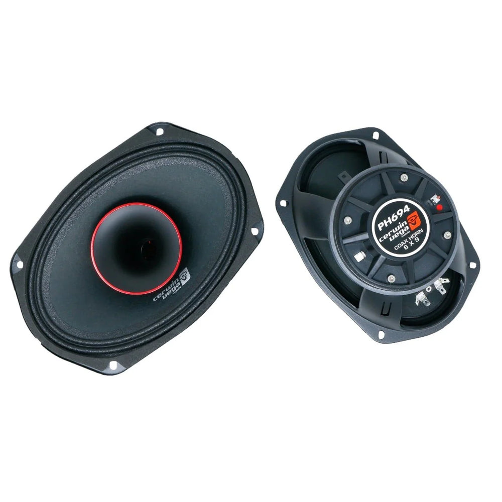 6"x9" 2-Way Coaxial Horn Speaker Pair