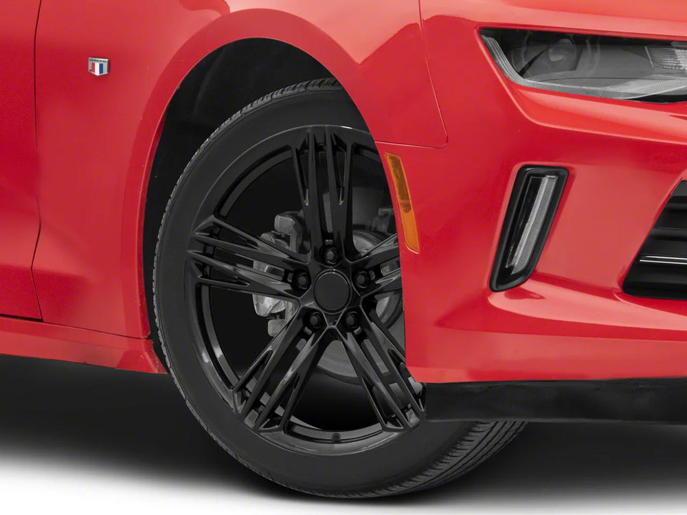 20x10 Gloss Black Front Wheel