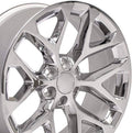 22-Inch Double Spoke Chrome Wheel