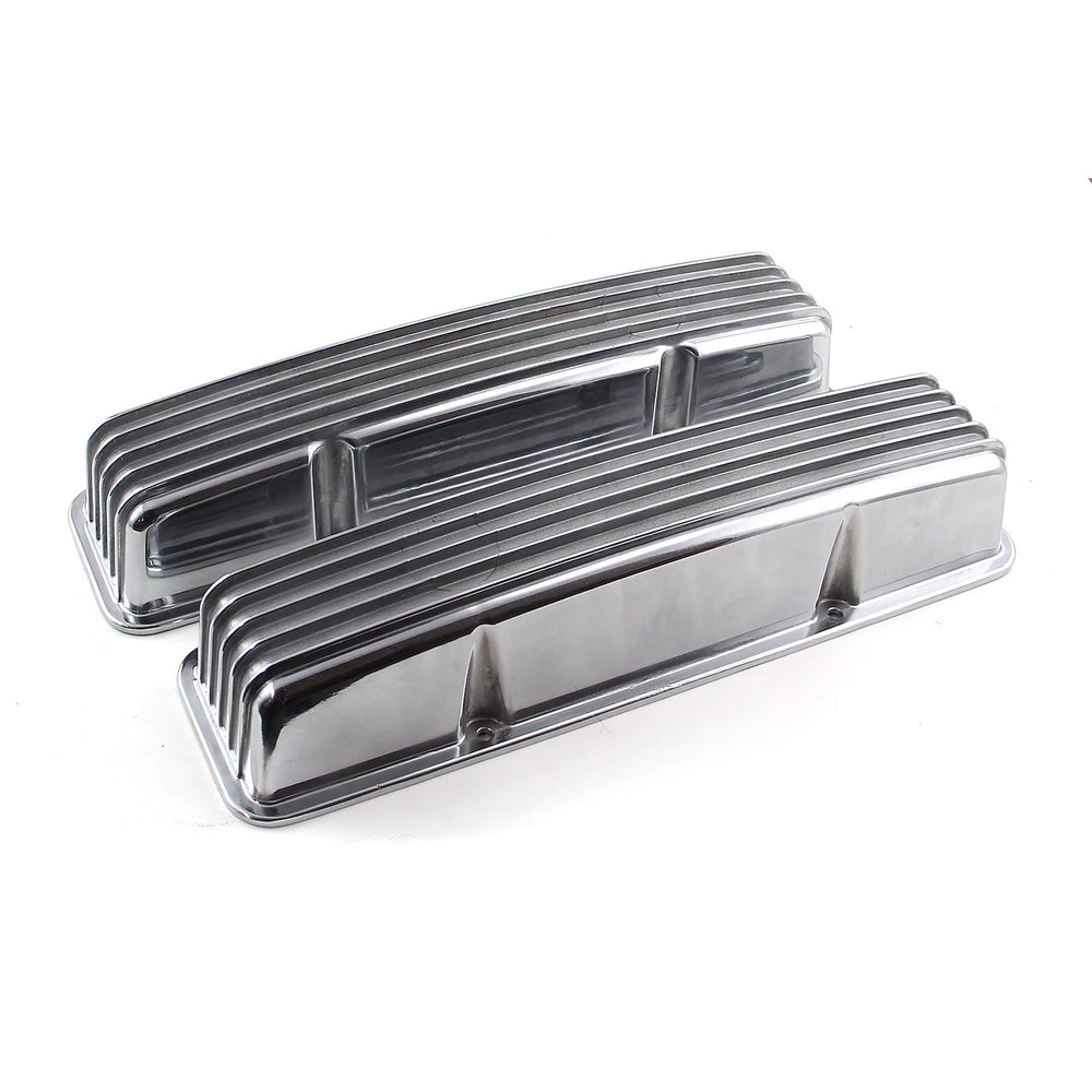 Tall Cast Aluminum Finned Valve Covers