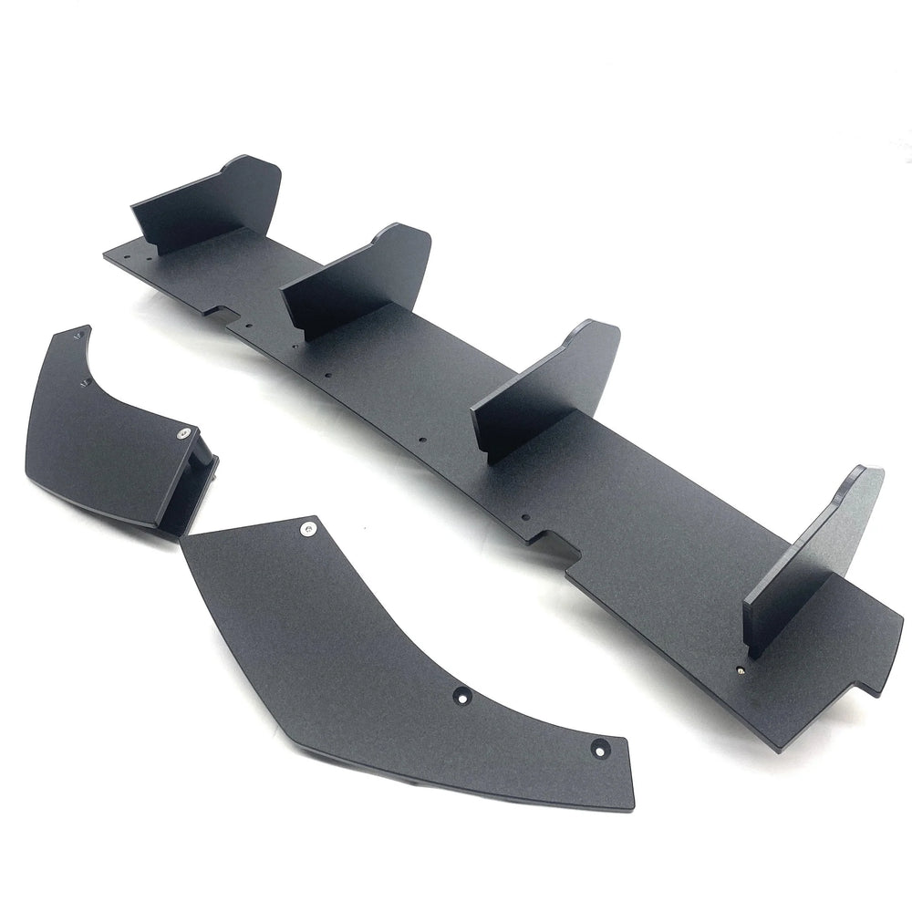 Rear Diffuser with Interchangeable Fins