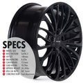 CP36 18x8 +40mm 5x114.3 Full Gloss Black