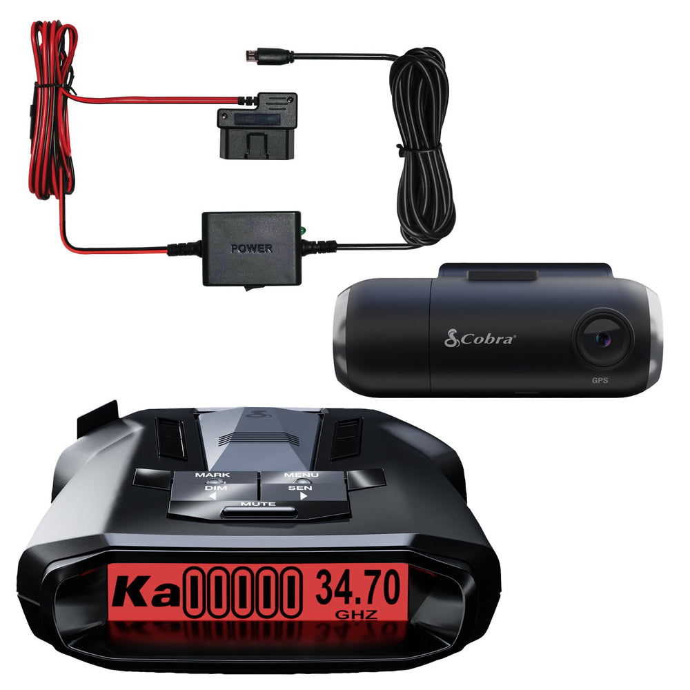RAD 700i Radar Detector and SC201 Dash Cam Kit
