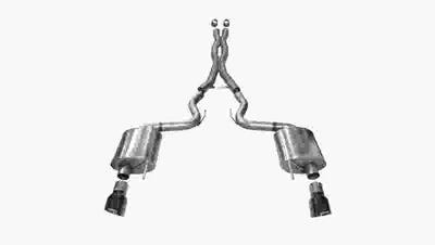 Cat-Back Exhaust System with 4.5-Inch Black Pro-Series Tips