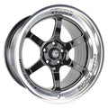 XT-006R 18x11 +8mm 5x114.3 Gloss Black Machined Face Wheel