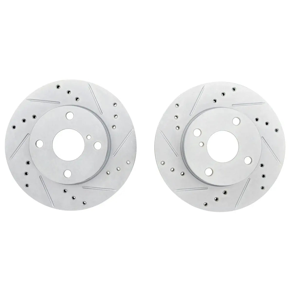Slotted and Cross-Drilled Brake Rotors