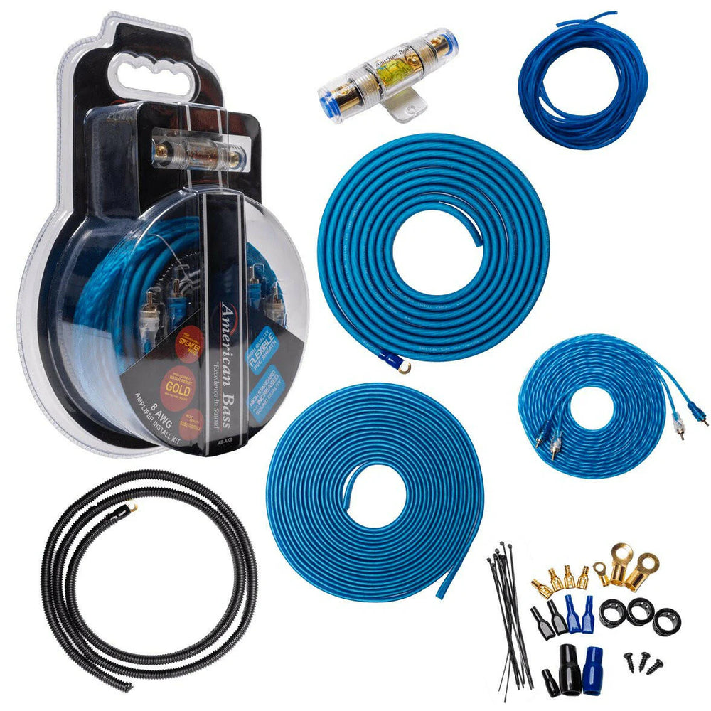 8-Gauge OFC Power/Ground Wire Kit