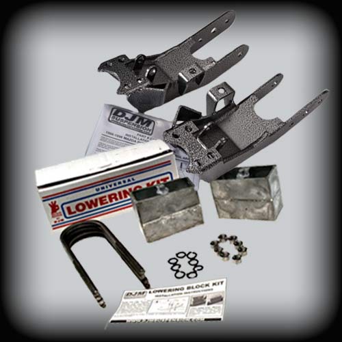 3/4 Lowering Kit Front Control Arms Rear Lowering Blocks