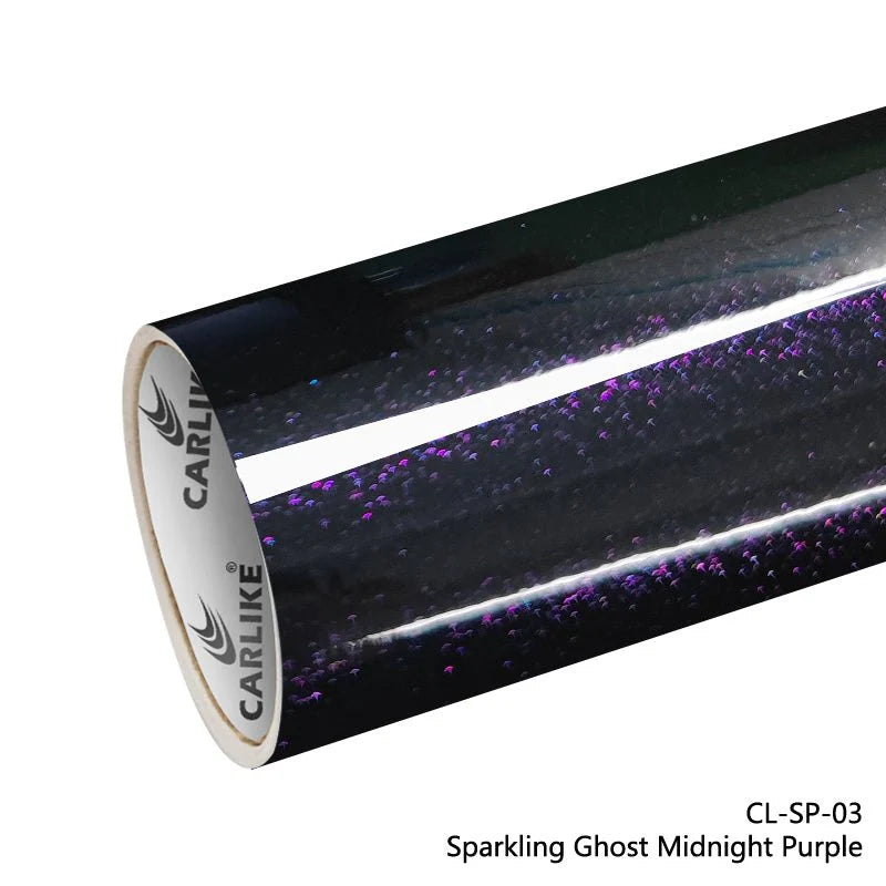 Sparkling Ghost Midnight Purple Car Wrap