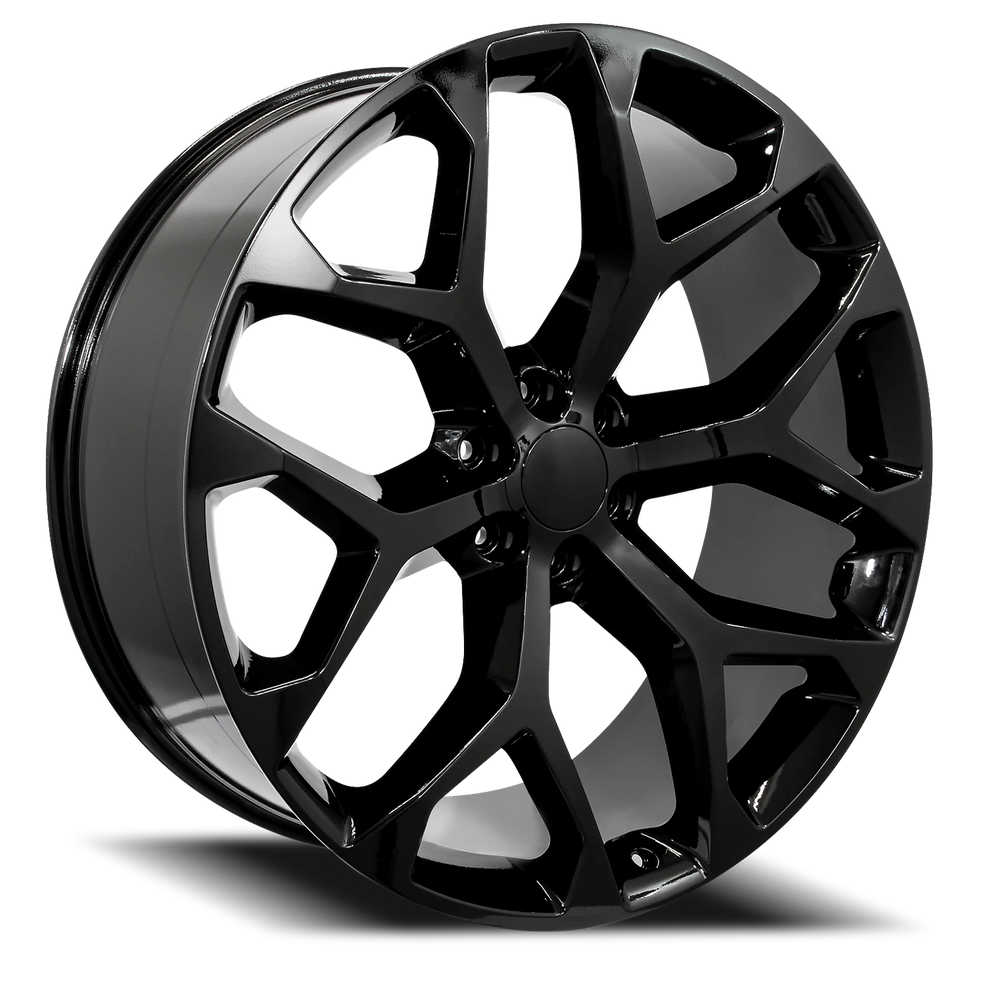 F044 22x9 24mm Offset Gloss Black Wheel