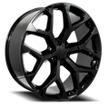 F044 22x9 24mm Offset Gloss Black Wheel