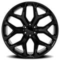 F044 22x9 24mm Offset Gloss Black Wheel