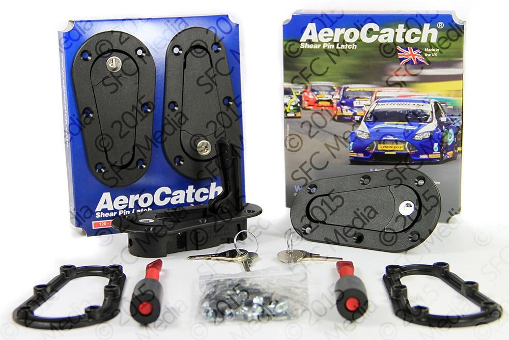 Flush Mount Latch with Spring-Loaded Pin
