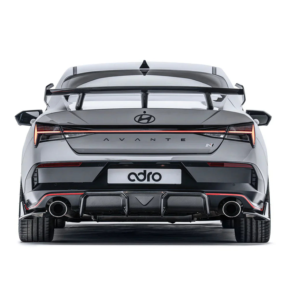 Wet Carbon Fiber Rear Diffuser