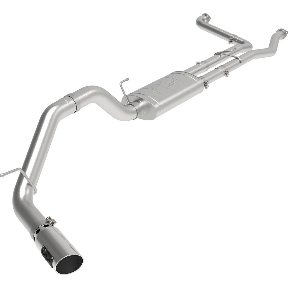 3-4 Inch Diameter 409 Stainless Steel Cat-Back Exhaust System