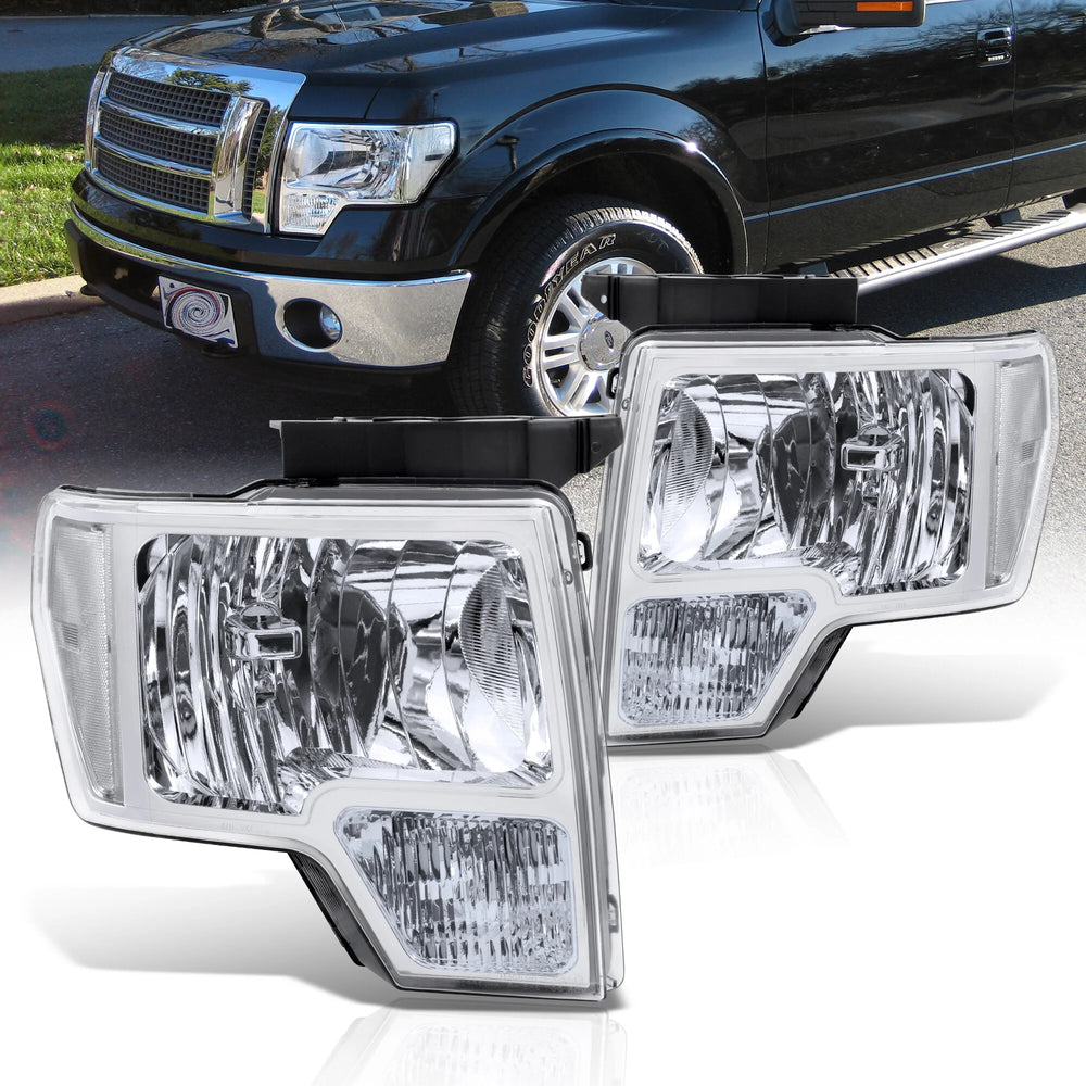 Chrome Headlight Set