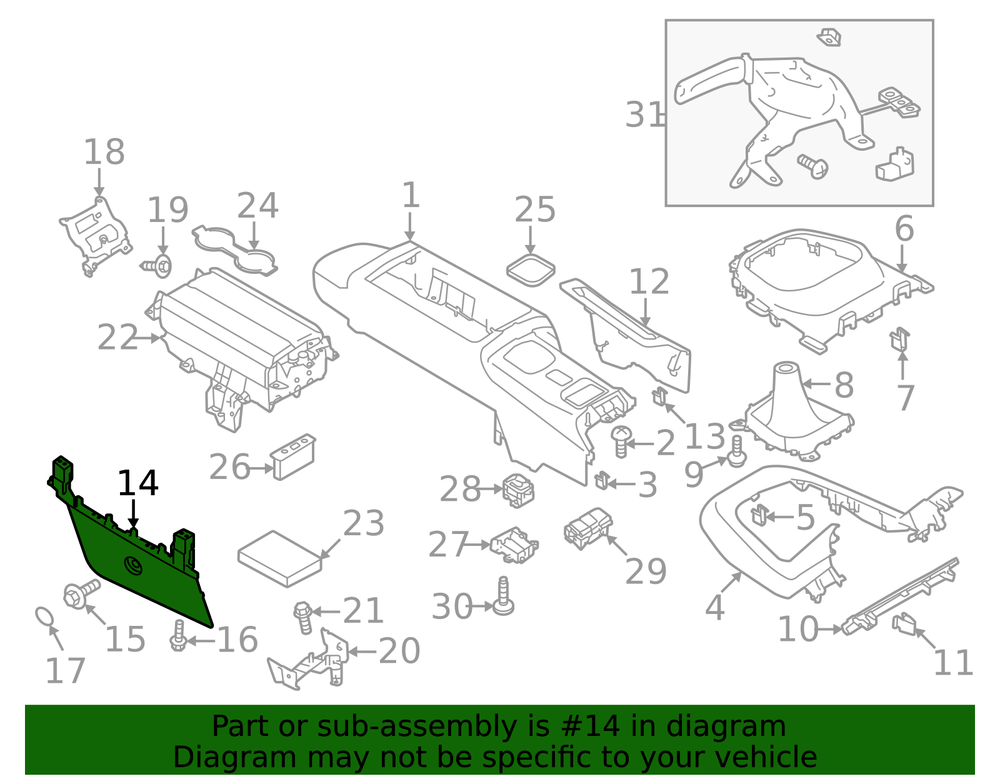 Genuine Lower Side Panel