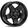 ECHO 18x9 +25 5x130 Matte Black Wheel Set
