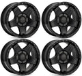 ECHO 18x9 +25 5x130 Matte Black Wheel Set