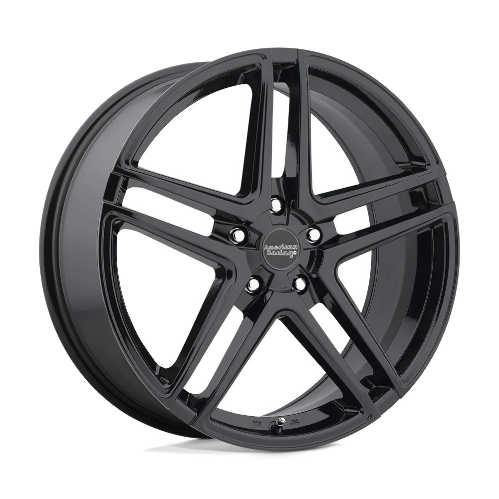 AR907 16x7 Gloss Black 5 Twin-Spoke Wheel