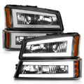 Black Housing Headlight Set
