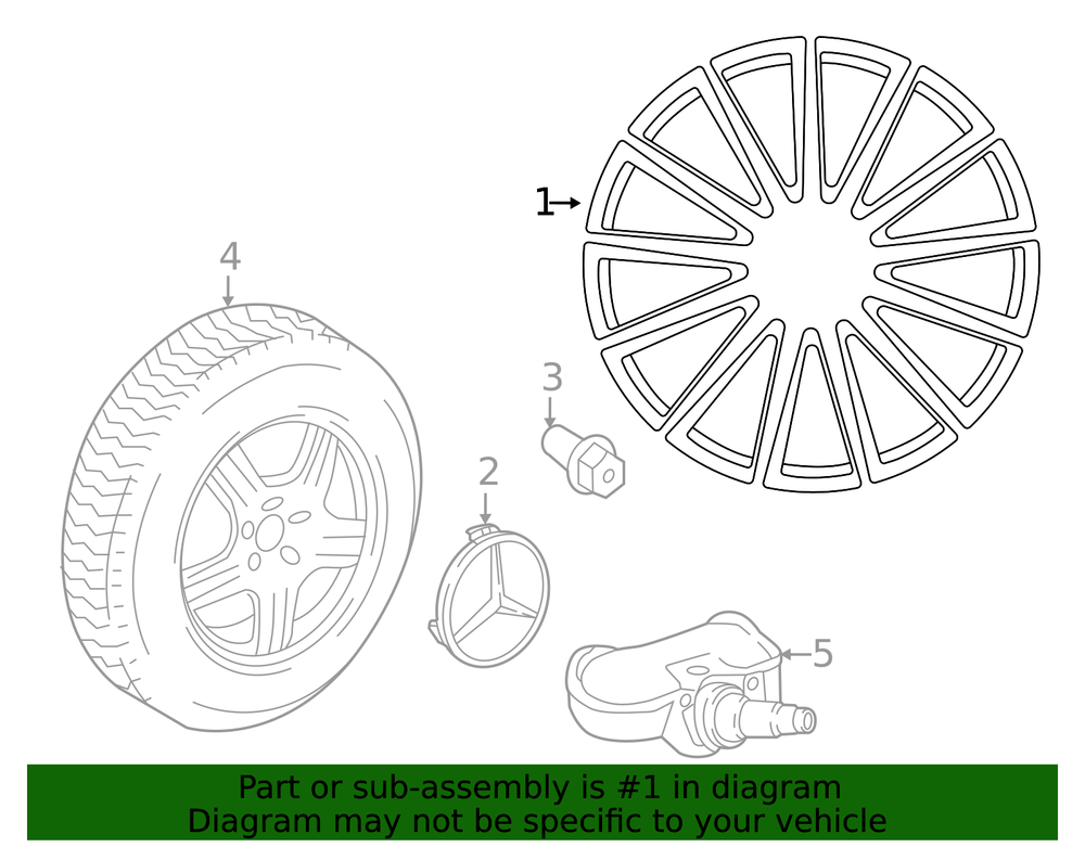 22-Inch Multi-Spoke Alloy Wheel
