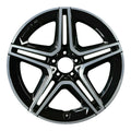 20-Inch Black Twin 5-Spoke Rear Alloy Wheel