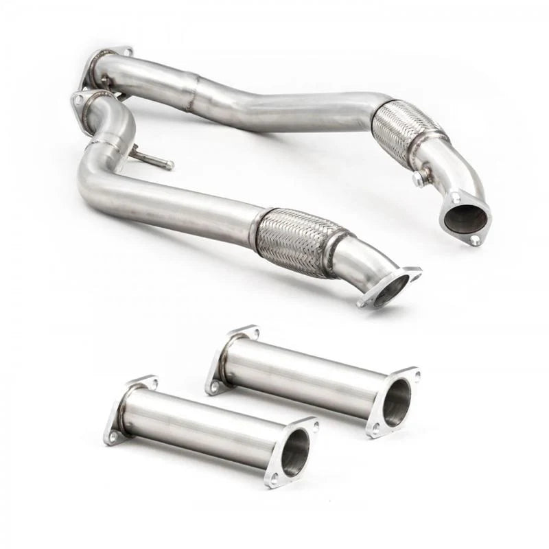 2.5-inch T304 Stainless Steel Downpipe and Test Pipe Set